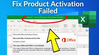 Fix Product Activation Failed in Microsoft Excel | How To Fix excel product activation failed