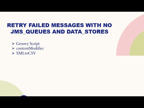 Retry Failed Messages with no JMS & DataStores