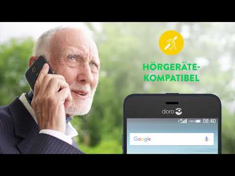Smartphone - simpel und trotzdem SMART - Doro 8035 - einfache Bedienung, Senioren-Smartphone