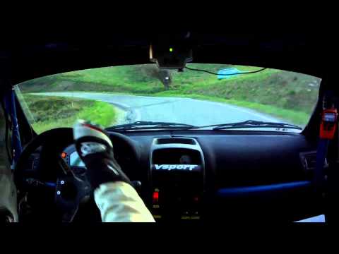 Camera car 2°Rally val Tidone 2014 Bossalini - Fontana Renault Clio N3