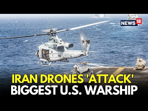 BREAKING: US Military Shoots Down Iranian Drone Near US Warship Aircraft Carrier | World War 3 Soon?