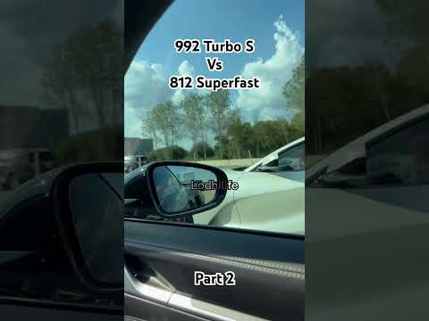 Porsche 992 Turbo S vs Ferrari 812 Superfast