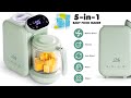 Baby Food Maker 5 In 1 Baby Food Processor Smart Control Multifunctional Steamer Grinder With Stea