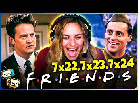 FRIENDS (2000) Season 7 Episodes 7x22, 7x23 & 7x24 Reaction! | First Time Watch!