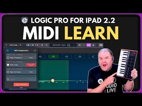 New LEARN MIDI Feature in Logic Pro for iPad 2.2