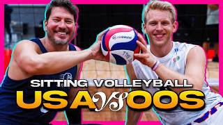 Playing the USA SITTING VOLLEYBALL TEAM
