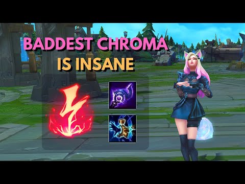 KDA ALL OUT THE BADDEST CHROMA IS INSANE | New Ahri Skin Gameplay