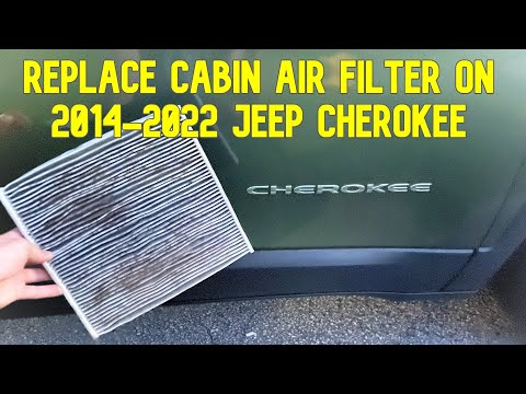 How to Change Cabin Air Filter on 2014-2022 Jeep Cherokee