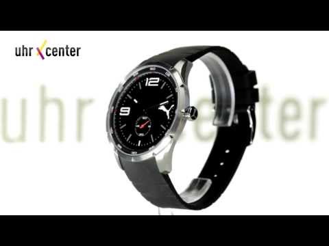 Puma PU103111004 Speed Silver Black Herrenuhr