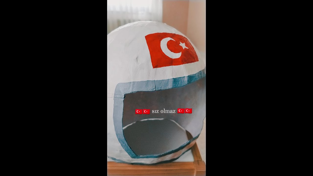 evde astronot başlık yapımı (merve_vesaire)