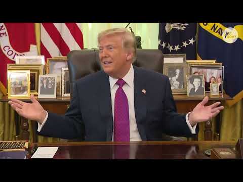 Trump reacts to Nepal floods, says US not seeking Iran meeting as oil comes out of Strait of Hormuz