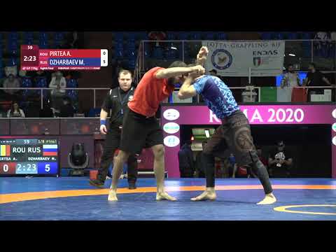 1/8 Men's GP No-Gi - 77 kg: A. PIRTEA (ROU) v. M. DZHARBAEV (RUS)