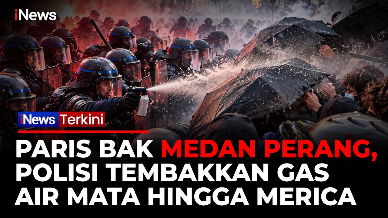 550 Ribu Orang Turun ke Jalan, Prancis Diguncang Penjarahan dan Pembakaran