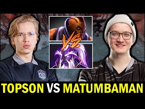 TOPSON vs MATUMBAMAN - Magic Build vs Anti Mage Dota 2