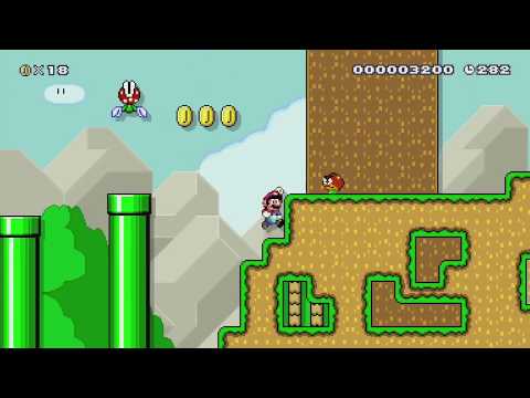 Yoshi Lake by Matthew - Super Mario Maker - No Commentary 1bm