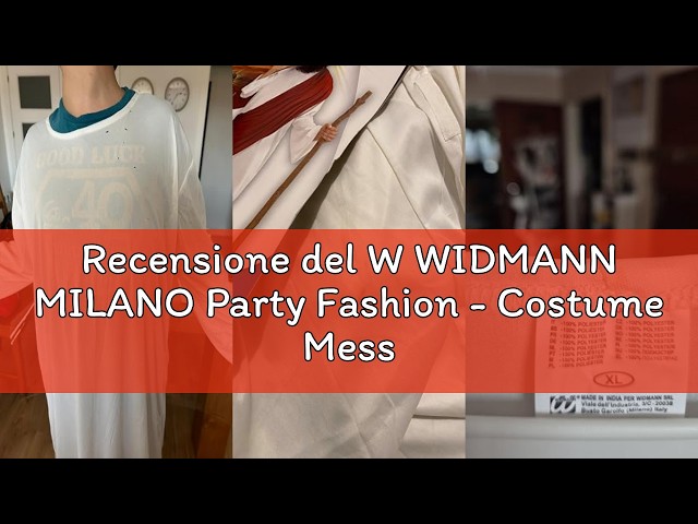 Vídeo relacionado con W WIDMANN MILANO Party Fashion - Traje de santo papa, clérigo, iglesia, carnaval