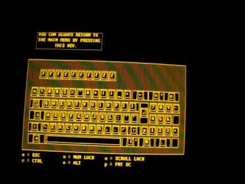 Olivetti M21 Portable Computer bootup Sequence