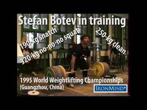 Stefan Botev in training