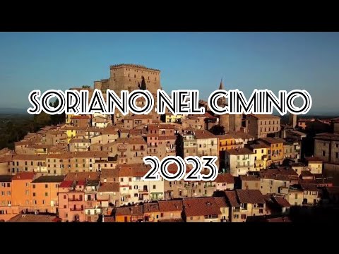 Soriano nel cimino in tutta la sua bellezza !! #mavic3 #viterbo #videos  #4K #italia  #lazio #travel