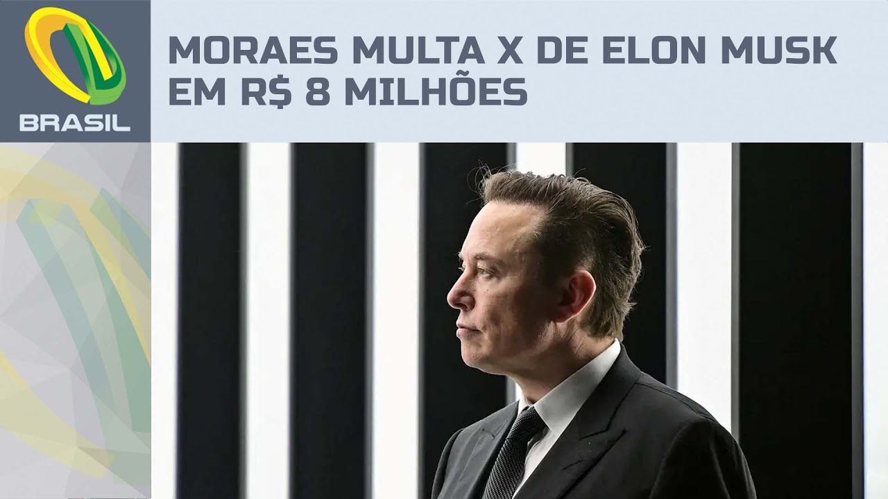 Moraes multa X de Elon Musk em R$ 8,1 milhões por não fornecer dados de Allan dos Santos