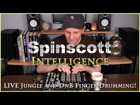 Spinscott - "Intelligence" - Live Jungle & DnB Finger Drumming!