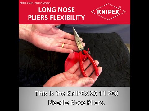 KNIPEX Tool Tips - Long nose pliers flexibility
