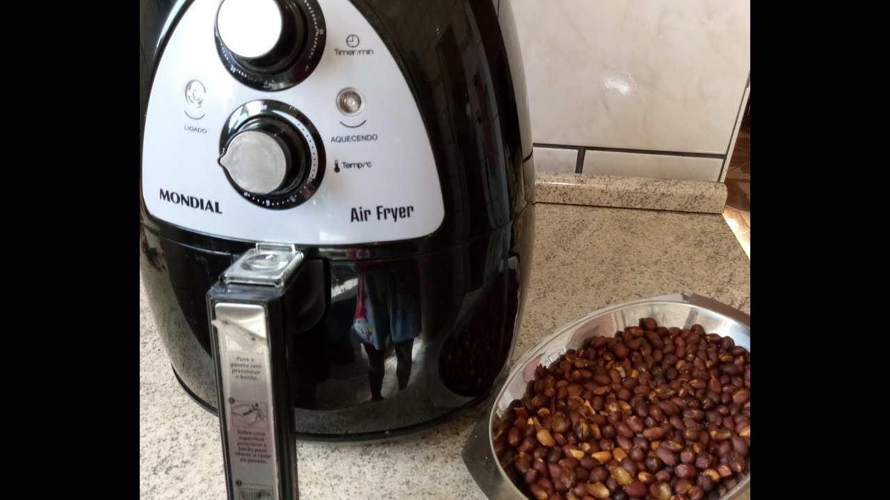 AMENDOIM TORRADO FEITO NA AIR FRYER