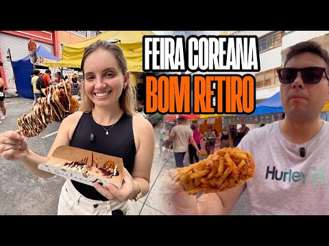 FEIRA COREANA DO BOM RETIRO - SP | O QUE COMER COM PREÇOS !