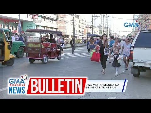PBBM, inutusan ang MMDA at mga LGU sa Metro Manila na itigil muna… GMA Integrated News Bulletin