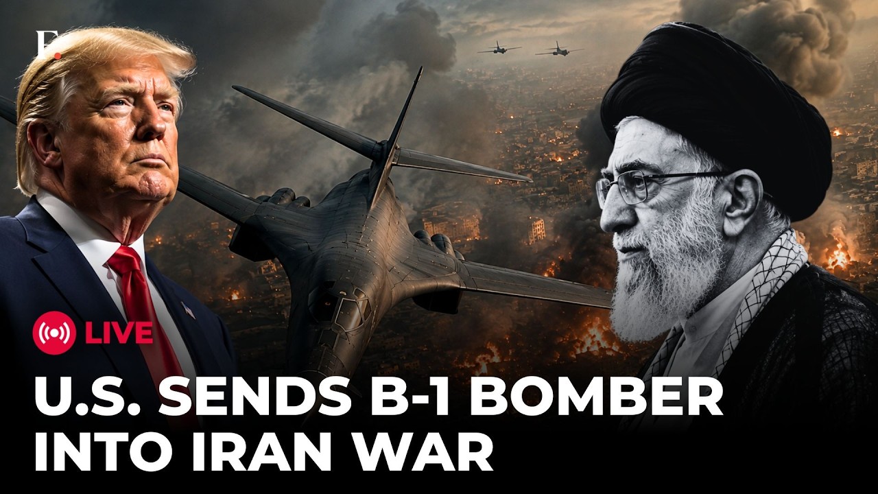 US Iran War LIVE: Trump Unleashes B-1 Bomber As Massive Airstrikes Hit Iran | Tehran | Khamenei