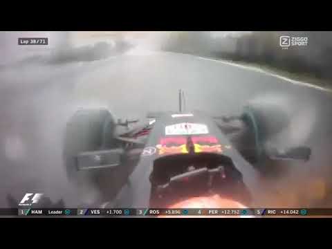 Verstappen Spin Brazil 2016 with Dutch Commentary