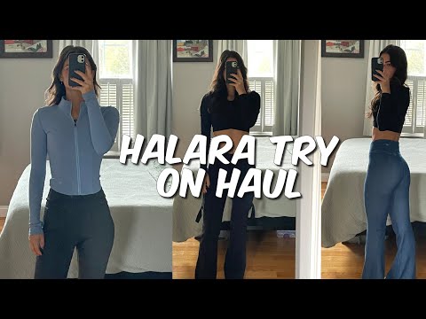 HALARA FLARE LEGGINGS/YOGA PANTS TRY ON HAUL