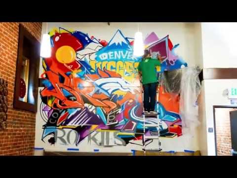 graffiti wall art time lapse artwork by michael scileppi