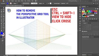How to Remove Perspective Grid tool in Illustrator