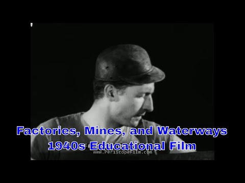 ESTRAZIONE E SPEDIZIONE DI CARBONE IN FRANCIA ANNI '50 FILM EDUCATIVO STRASBURGO 89434