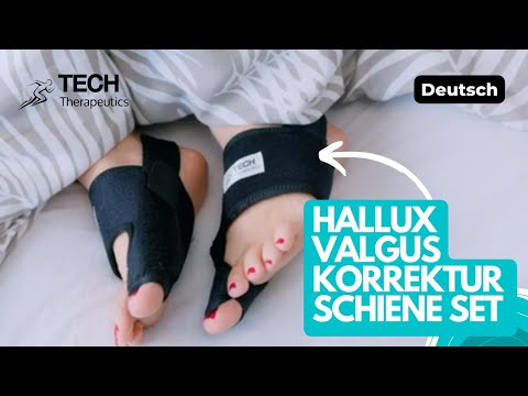 DE - Hallux Valgus Korrektur Schiene Set  | Tech Therapeutics