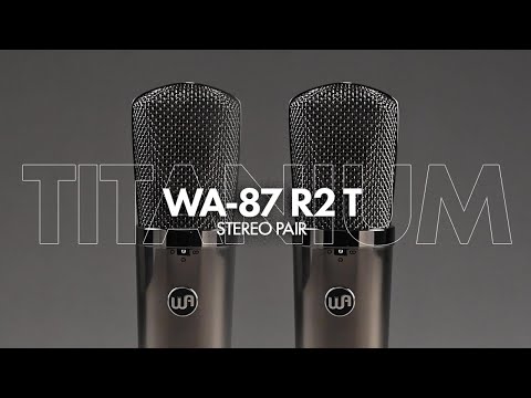 Warm Audio - WA-87 R2 TS Large-Diaphragm Condenser Microphone Stereo Pair - Limited-Edition Titanium (B-Stock) image 4