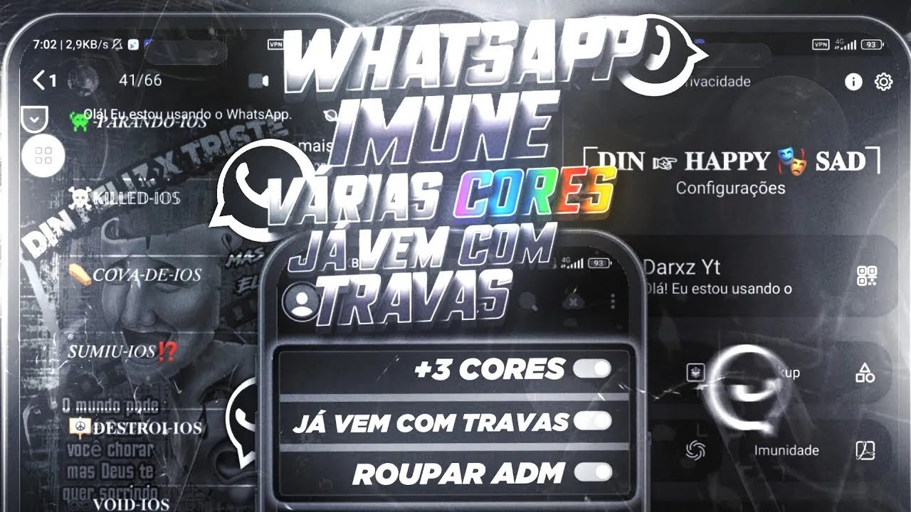 😱APELAÇÃO!! novo MELHOR WHATSAPP IMUNE 2025 com [ NOVAS FUNÇÕES ] zap imune primário e secundário❤️