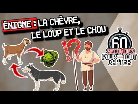 ÉNIGME : La chèvre, le loup et le chou ➡ 60s POUR TOUT CAPTER