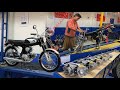 Complete Process Of Assembling Ride Star 70cc Motorcycle In A Manufacturing Plant