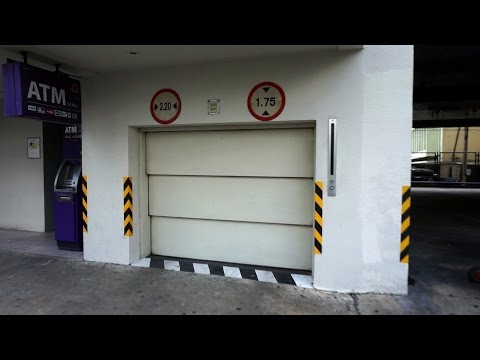 Very awesome Mitsubishi traction car elevators @ Hotel AVANI Atrium Bangkok, Thailand