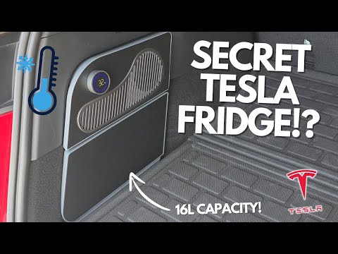 Tesla Model Y Side Trunk Refrigerator Review & Installation - Coolest Tesla Accessory Yet!?
