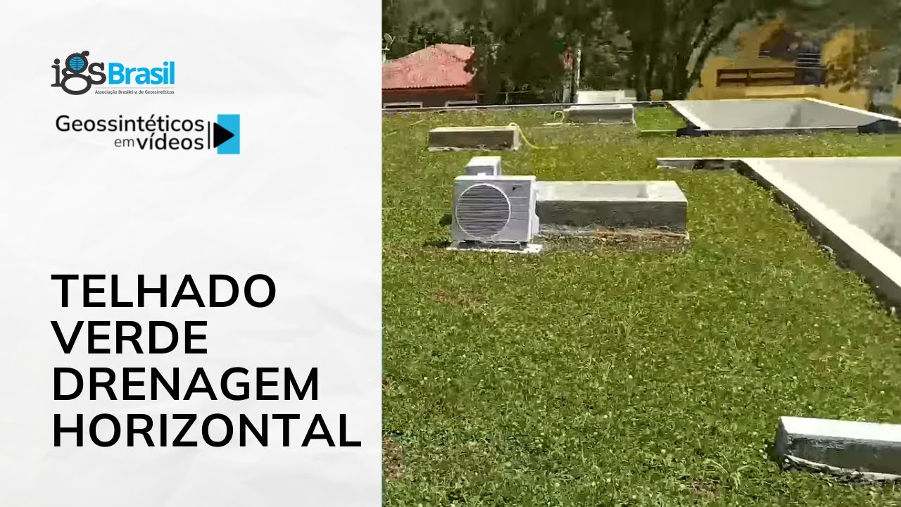 Telhado Verde Drenagem Horizontal