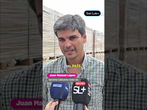 Poggi supervisó avances en el Parque Fotovoltaico de Nogolí.