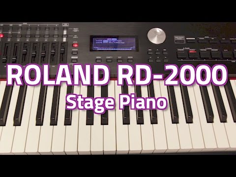 Roland RD-2000 Digital Stage Piano - Overview & Demo