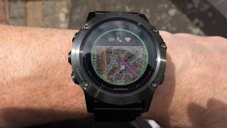 Garmin Fenix 5x Entering a destination or address the easy way - Sendpoints App