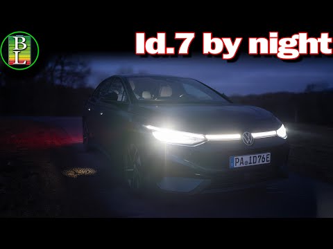 Matrix LED headlights on the VW Id.7 are amazing !
