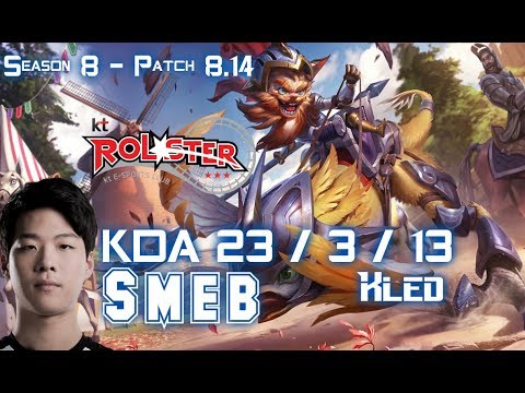 KT Smeb KLED vs GNAR Top - Patch 8.14 KR Ranked