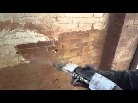 Sandblasting with WIN (Water Injection Nozzle ) Instant water on/off