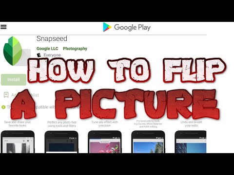 YouTube video about: How to mirror a photo on android?